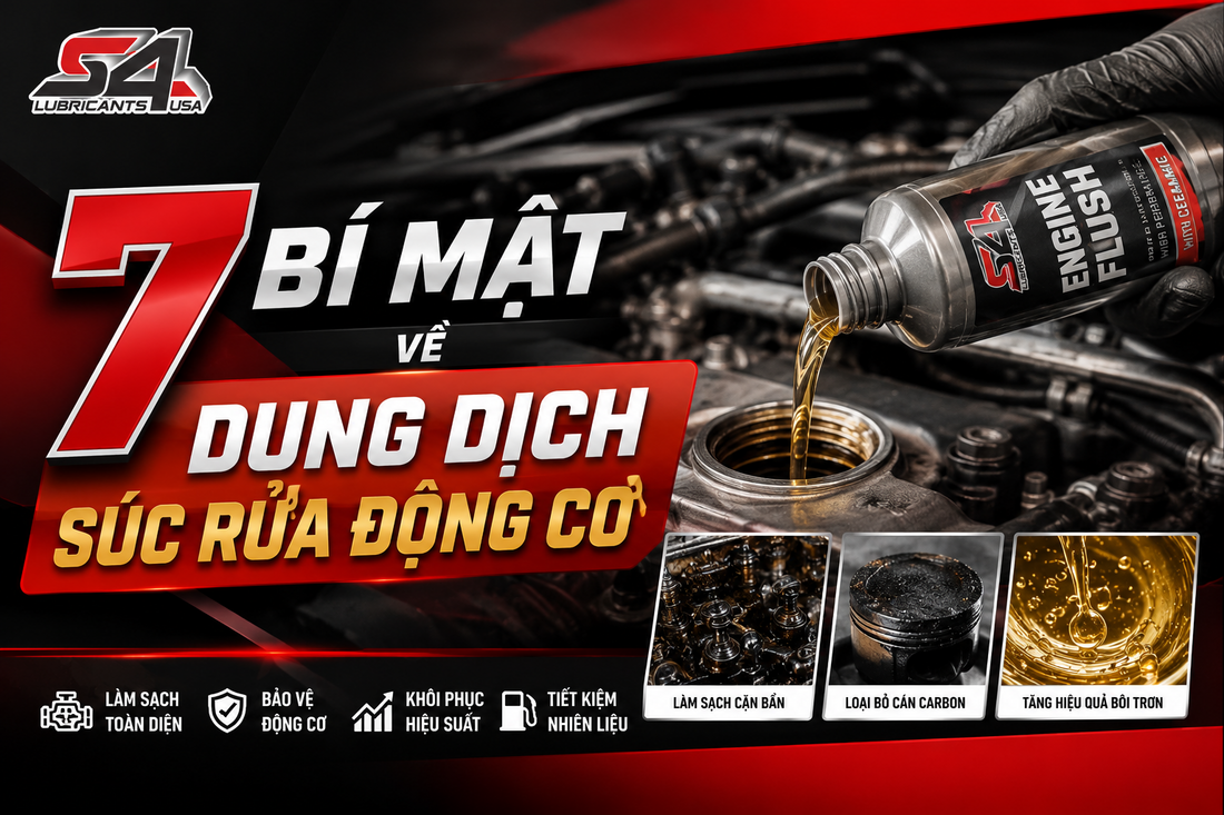 7 Bí Mật Về Dung Dịch Súc Rửa Động Cơ Ô To