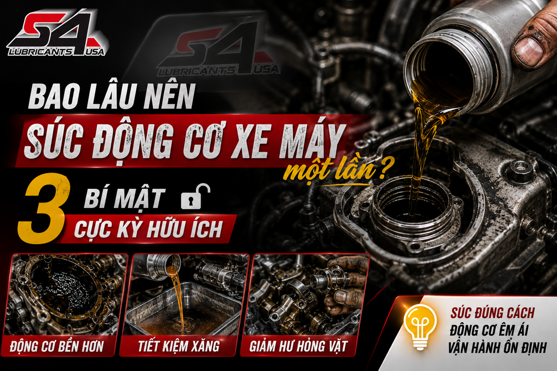 Bao Lâu Nên Súc Động Cơ Xe Máy Một Lần? 3 Bí Mật Cực Kỳ Hữu Ích