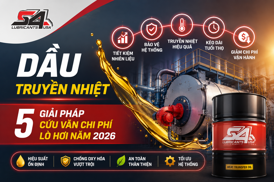 Dầu truyền nhiệt và 5 giải pháp cứu vãn chi phí lò hơi năm 2026