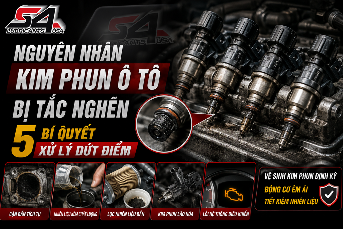 Nguyên nhân kim phun ô tô bị tắc nghẽn: 5 Bí quyết xử lý dứt điểm