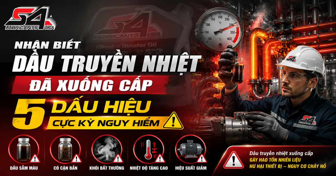 Nhận Biết Dầu Truyền Nhiệt Đã Xuống Cấp: 5 Dấu hiệu Cực Kỳ Nguy Hiểm